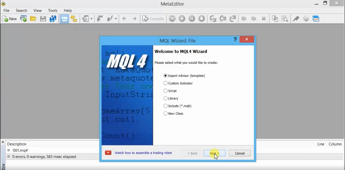 اموزش زبان برنامه نویسی MQL4
